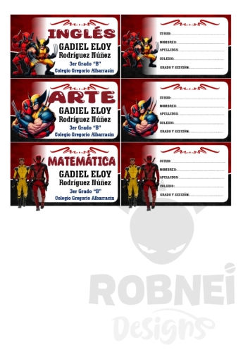 Dead Pool Etiqueta